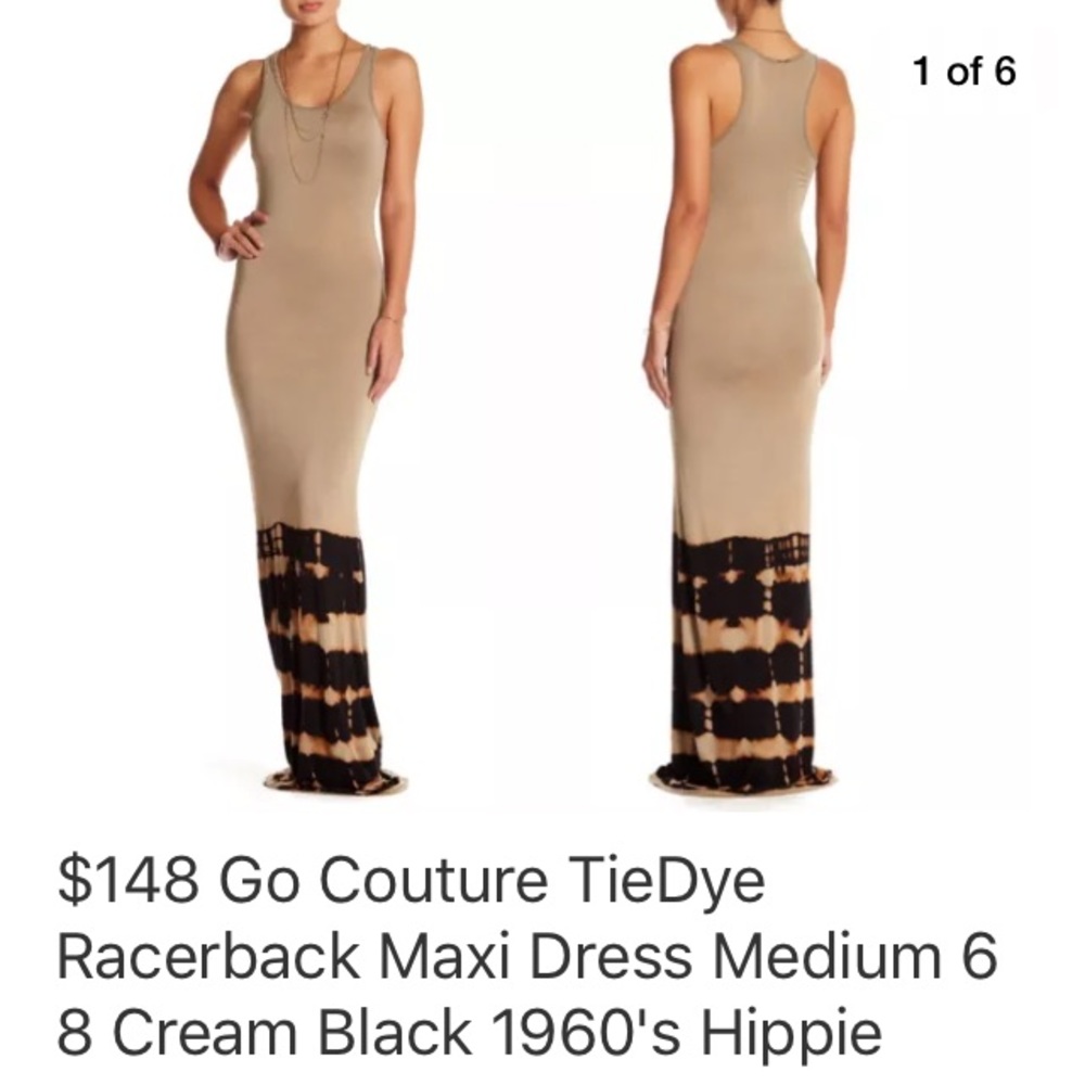 Go Couture Racerback Maxi Dress
